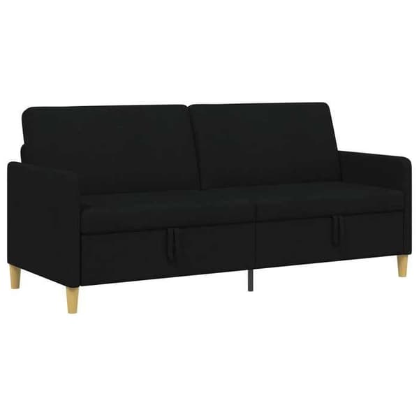 Maison Exclusive - Soffa med förvaring Svart 192 x 78 x 87 cm Polyester