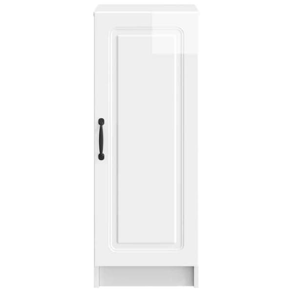Maison Exclusive - Buffé Vit glänsande 33 x 34,5 x 87 cm Ingenjörsträ