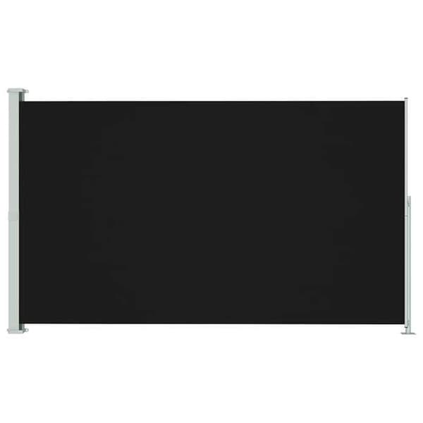 Maison Exclusive - Utdragbart sidotak för patio 180x314 cm Svart