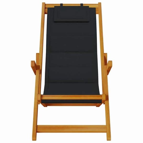 Maison Exclusive - Strandstol 2 stk Brun Massiv Akacietræ brun