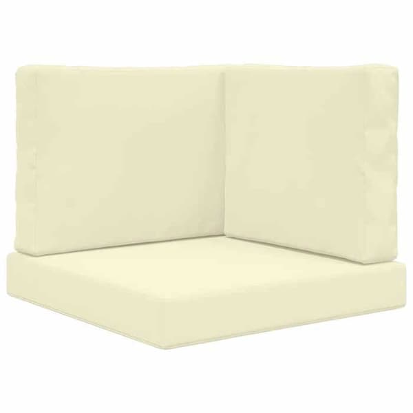 Maison Exclusive - Udendørs sofa pude Polyester Creme 60 x 60 cm Grädde