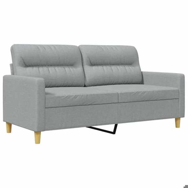 Maison Exclusive - Soffa 2-sits Grå 140 cm Tyg