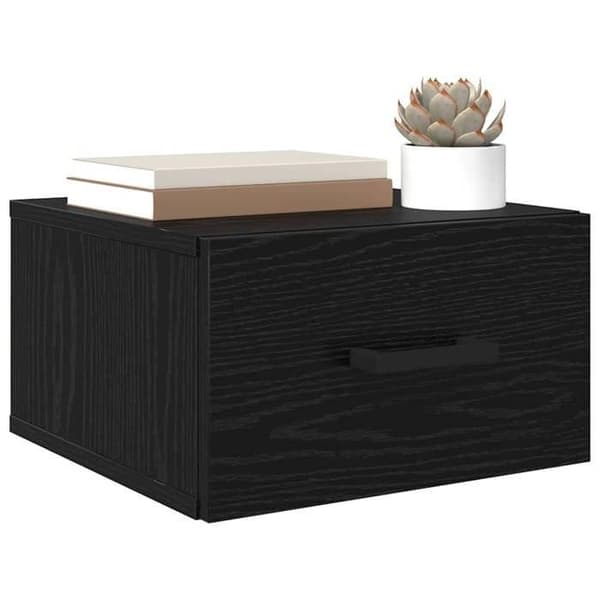 Maison Exclusive - Natbord 2 dele Sort eg 35 x 35 x 20 cm svart ek