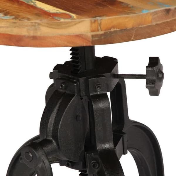 Maison Exclusive - Sidebord 45x (45-62) cm Genbrugstræ og støbejern