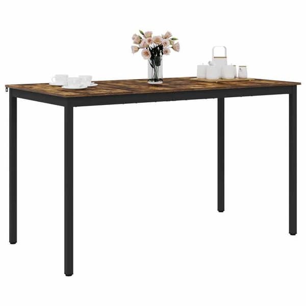 Maison Exclusive - Stående barbord i ingeniørtræ, rektangulær