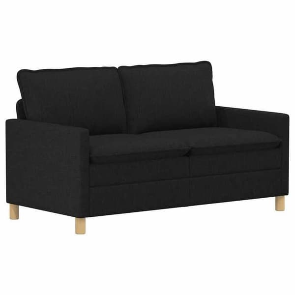 Maison Exclusive - 2-delars Soffset i Svart Tyg