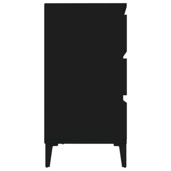 Maison Exclusive - Buffet Sort 60x35x70 cm Ingeniørtræ