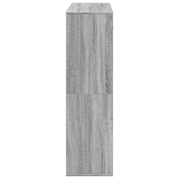 Maison Exclusive - Bibliotek/Rumseparator sonoma grå 100x33x115 cm
