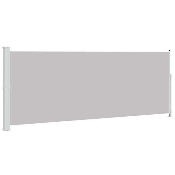 Maison Exclusive - Retractable sidotak för uteplats 180x514 cm Grå