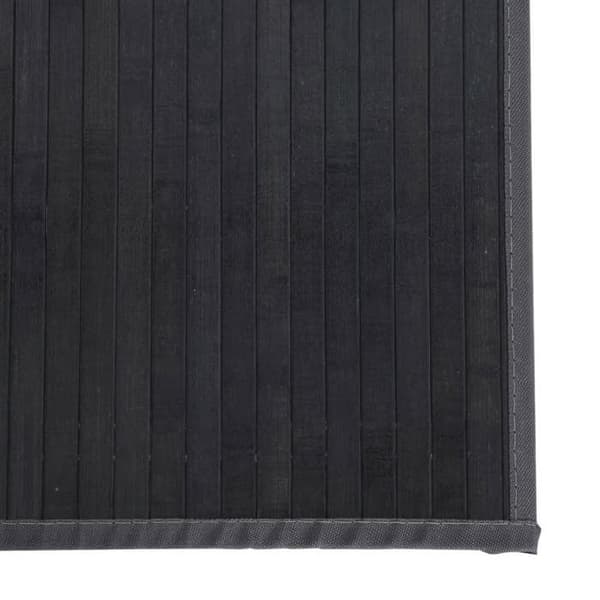 Maison Exclusive - Suorakulmainen harmaa matto 70x400 cm bambusta
