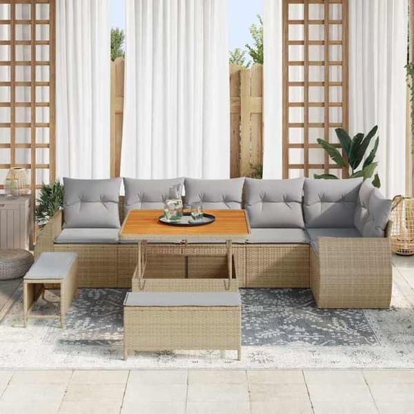 Maison Exclusive - 9 hengen puutarhakalustesarja 9 kpl