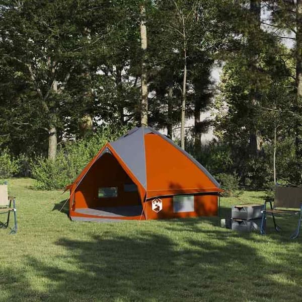 Maison Exclusive - Teepee Telt til 4 Personer Grå og Orange