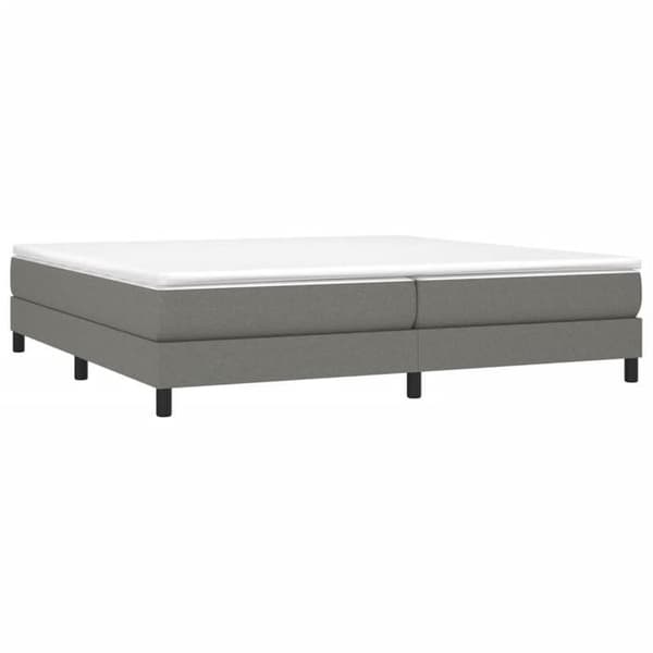 Sängram - Exklusivt hem - Mörkgrå - Hållbart tyg - 200x200 cm mörkgrå