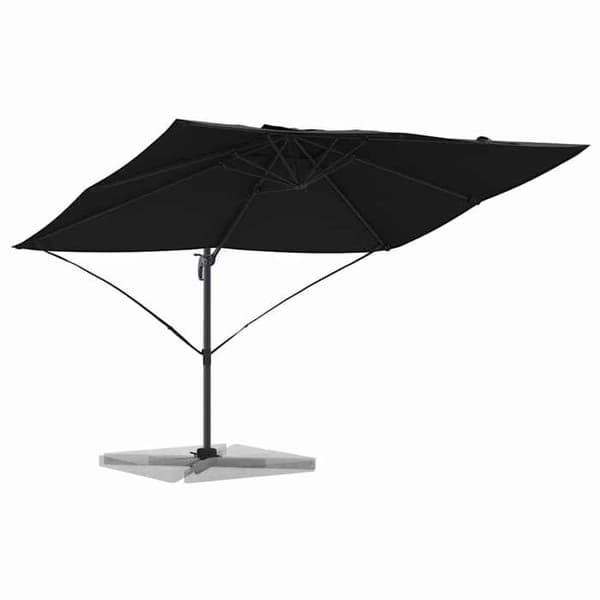 Maison Exclusive - Parasol 351 x 250 x 260 cm Polyester og Aluminium Sort