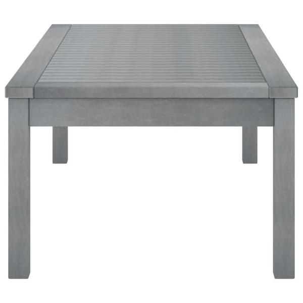 Maison Exclusive - Sofabord 100x50x33 cm Grå Solid akacietræ