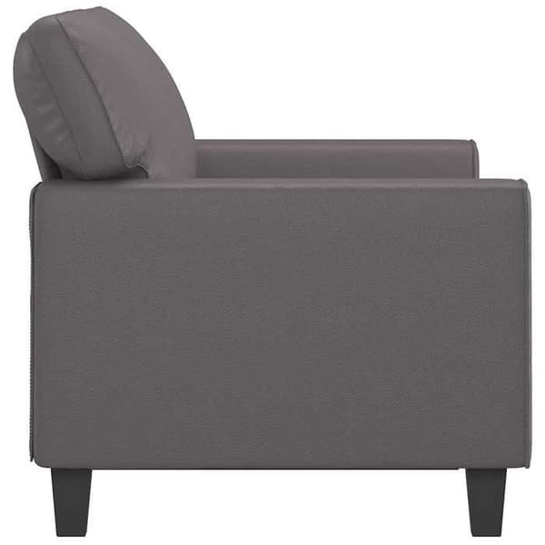 Maison Exclusive - 2-personers sofa Grå 120 cm Syntetisk læder