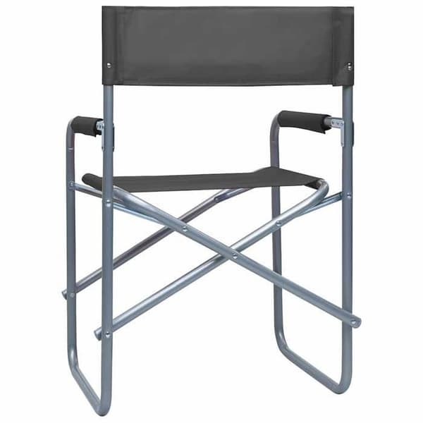 Instruktørstol - EKSKLUSIV HUS - Instruktør - Grå stål - Sammenklappelig - Sæt af 2 Grå