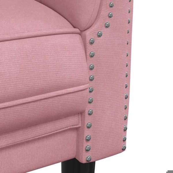 Maison Exclusive - Set med 2 soffor i rosa sammet