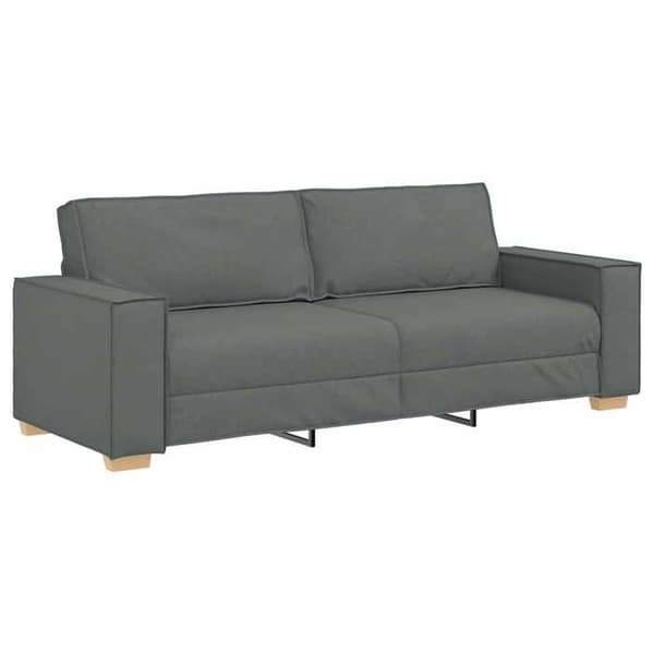 Maison Exclusive - Sofa 3 pladser Mørkegrå 220x78x84 cm Stof