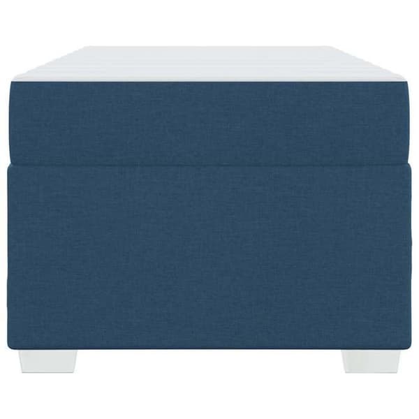 Maison Exclusive - Sängram med madrass Blå 100 x 200 cm tyg
