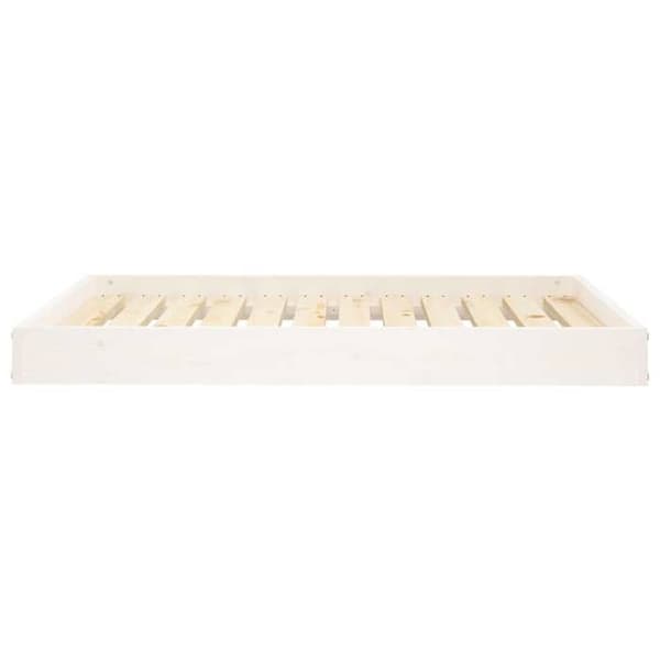 Maison Exclusive - Hundeseng Hvid 101,5x74x9 cm Solid fyrretræ