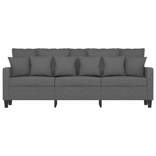 Maison Exclusive - Tummanharmaa 3-paikkainen sohva 180 cm Kangas