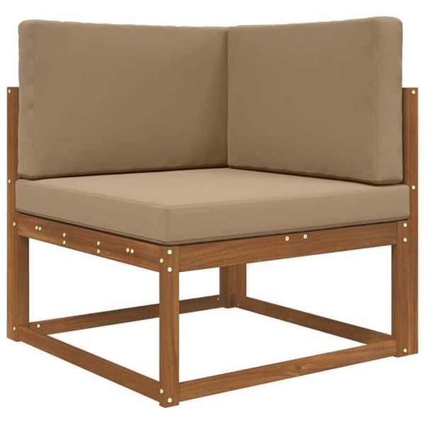 Maison Exclusive - Ulkokäyttöön tarkoitettu polyesterinen sohvatyyny, taupe, 80 x 80 cm Mol
