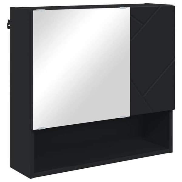 Maison Exclusive - Badeværelsesmøbel sæt 4 pc Sort 61 x 35 x 64 cm svart och brun