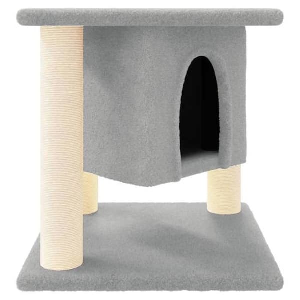 Maison Exclusive - Kattekradsetræ med sisal kløer Lys grå 37 cm Ljusgrått