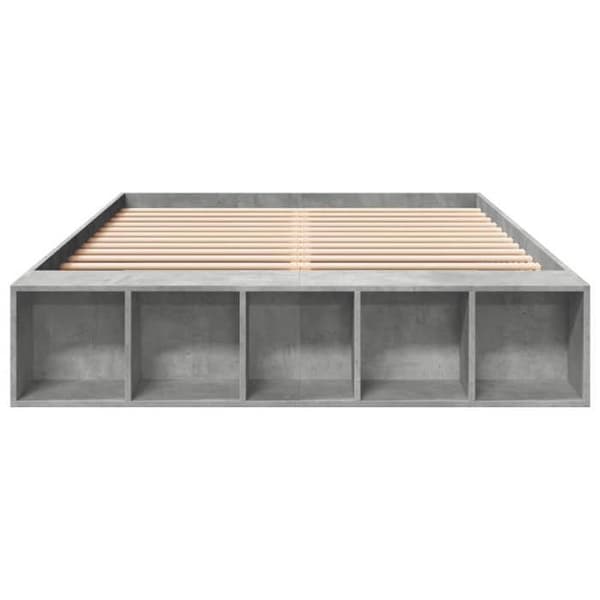 Maison Exclusive - Sengestel uden madras grå beton 160x200 cm