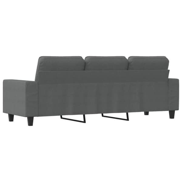 Maison Exclusive - Tummanharmaa 3-paikkainen sohva 180 cm Kangas