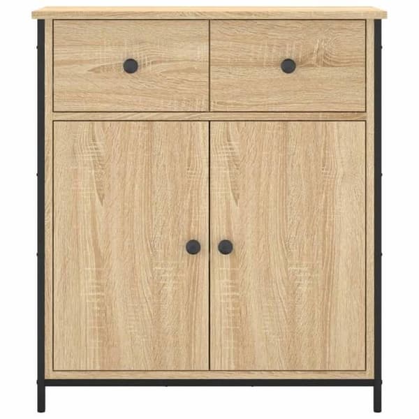 Maison Exclusive - Buffé ek sonoma 70x30x80 cm ingenjörsträ