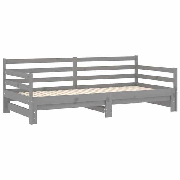 Maison Exclusive - Sovesofa uden madras grå 2x(90x200) cm