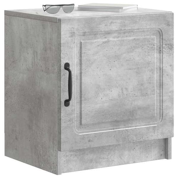 Maison Exclusive - Natbord Grå beton 43 x 34,5 x 47 cm