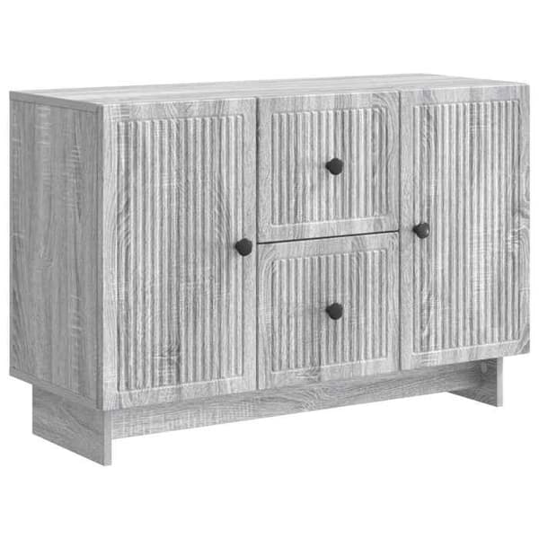Buffet - EKSKLUSIVT HUS - Sonoma - Grå Sonoma - Ingeniørtræ - 89 x 34,5 x 60 cm Sonoma grå