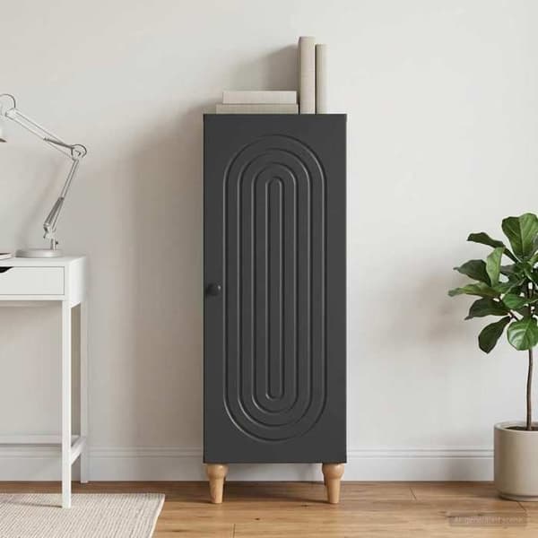 Maison Exclusive - Buffet Sort 33 x 34,5 x 90 cm Ingeniørtræ