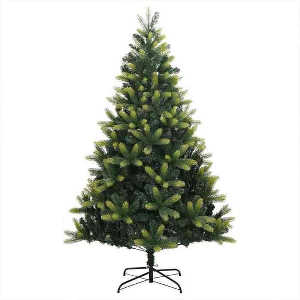 Maison Exclusive - Konstgjord julgran i flexibel silikon 300 LEDs Grön