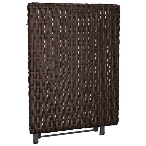 Maison Exclusive - Foldbart bord brun 45x35x32 cm flettet harpik