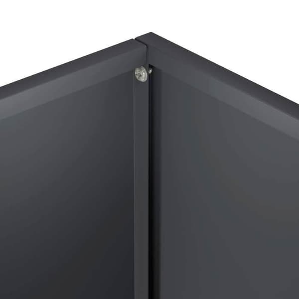 Maison Exclusive - Trädgårdskrukor 2 st Antracit 50 x 20 x 40 cm