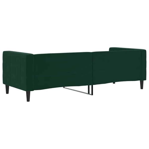 Maison Exclusive - Sängsoffa utan madrass mörkgrön 80x200 cm sammet Mörkgrön