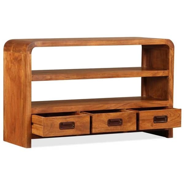 Maison Exclusive - Solid akacietræ TV-møbel 90 x 30 x 55 cm
