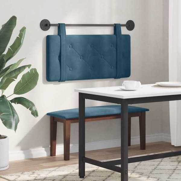 Maison Exclusive - Hængende hovedgærde Blå Velour