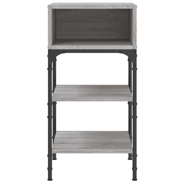 Maison Exclusive - Natborde 2 stk sonoma grå 35x34,5x70cm ingeniørtræ Sonoma grå