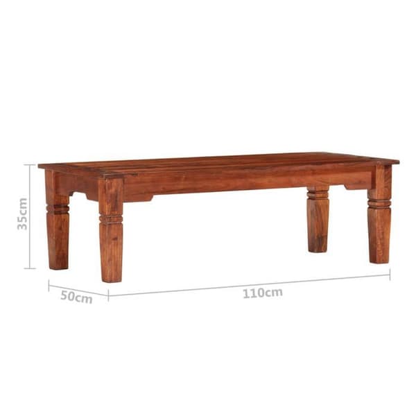 Maison Exclusive - Sofabord 110 x 50 x 35 cm Solid akacietræ