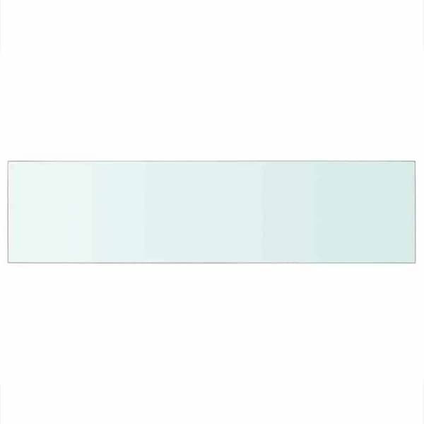 Maison Exclusive - Hyldepanel Glas gennemsigtigt 100 x 25 cm Transparent