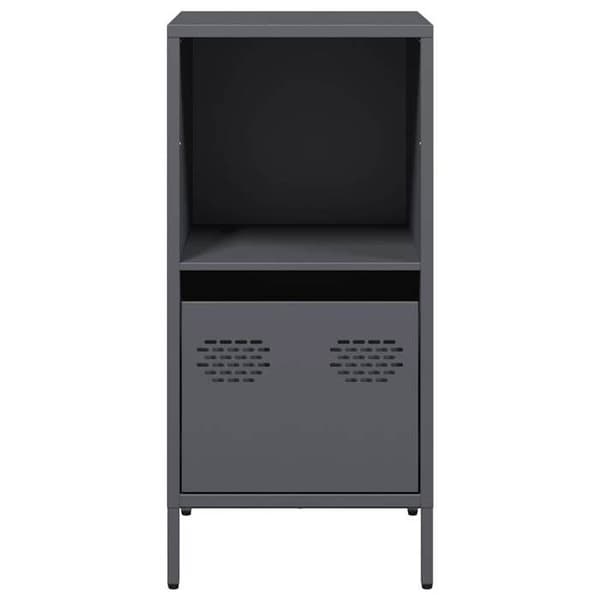 Maison Exclusive - Anthracite buffet 35x39x73,5 cm kylmävalssattua terästä