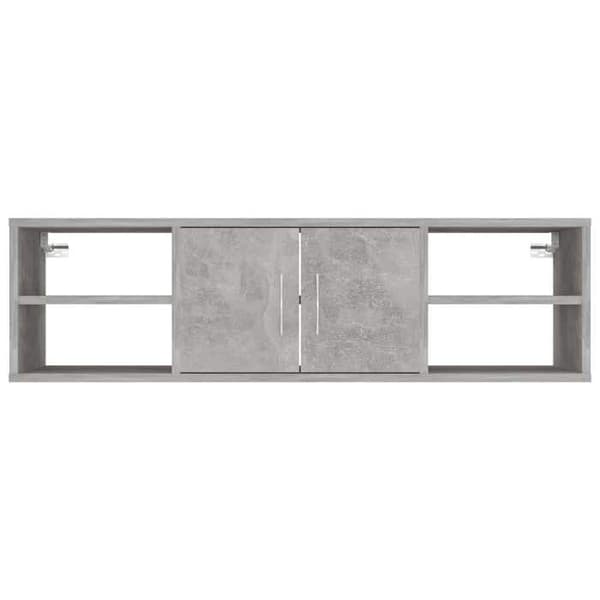 Maison Exclusive - Væghylde Grå beton 102x30x29 cm Ingeniørtræ