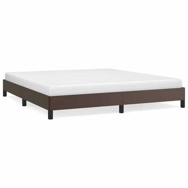 Maison Exclusive - Sängram utan madrass brun 180x200 cm konstläder