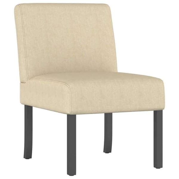 Maison Exclusive - Stol uden armlæn creme stof