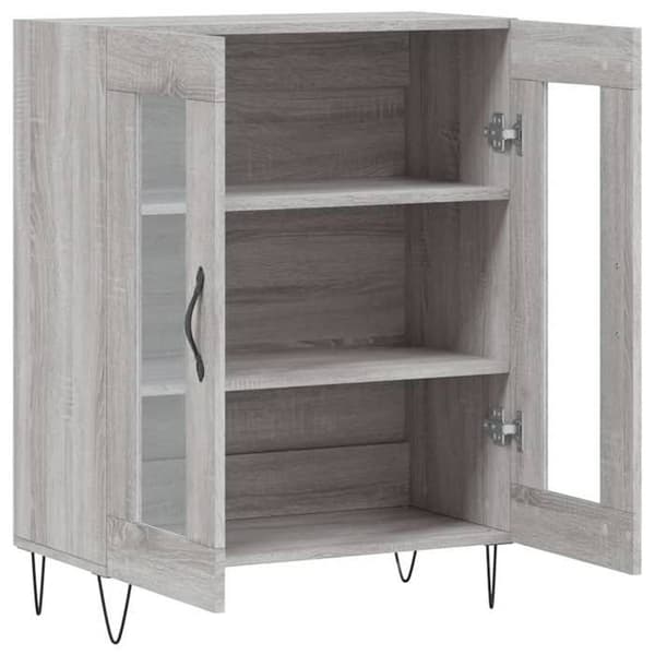 Maison Exclusive - Buffé Sonoma Grå 69,5x34x90 cm Ingenjörsträ
